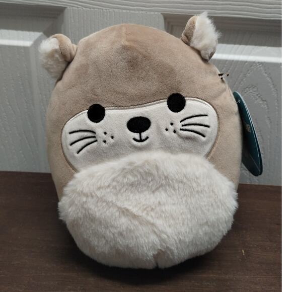 NWT Squishmallows Rie the Brown Sea Otter 8 inch Kellytoy Stuffed Animal Plush - Picture 1 of 9